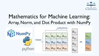 Mathematics for Machine Learning: Array, Norm, and Dot Product with NumPy