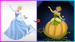 Halloween style Cinderella, Disney Princess  - Glow Up Halloween