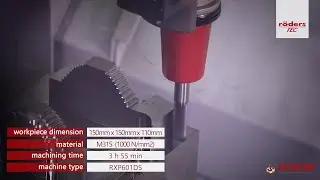Effective part production on a R&ouml;ders RXP601DS with SolidCAM and MHT / Teilefertigung auf RXP601DS
