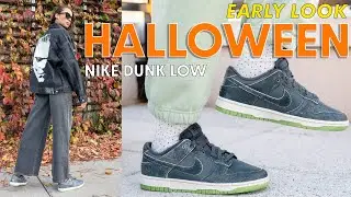 НАСКОЛЬКО ПРЕМИАЛЬНО? Обзор Nike Dunk Low Halloween EARLY LOOK и как подобрать стильные кроссовки.