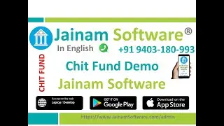 Complete Chit Fund Management Demo | Jainam Software NBFC Solution