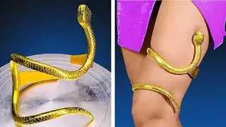 EXCLUSIVE BRACELET FOR LEG || DIY JEWELRY PROJECTS FROM CHEAP TO EXPENSIVE