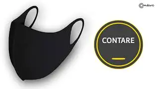 CONTARE&reg; Ultra comfortable, washable and reusable cloth face mask.