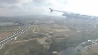 approach  landing malaga airport Gowair Tui