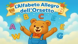 L'Alfabeto Allegro dell'Orsetto 🅰️ Canzone per Imparare le Lettere | Le Melodie dell'Orsetto