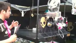 Skullcandy tent at Warped Tour 09 in Salt Lake City Utah