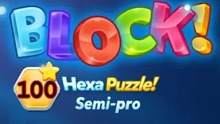 BLOCK! Hexa Puzzle! Semi-pro Level 100 (Rotate) - L&ouml;sung Solution Walkthrough