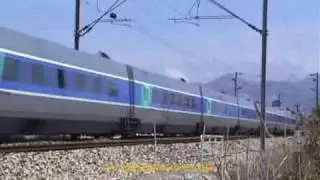 Deux rames TGV Sud-Est en Provence