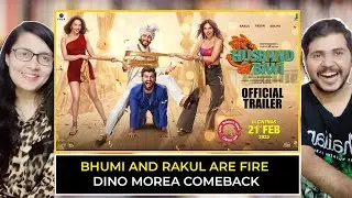 Couple Reaction on Mere Husband Ki Biwi | Official Trailer | Arjun, Rakul, Bhumi