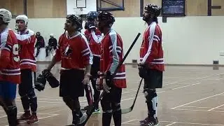 Surrey Crooks vs. Surrey Thrashers - Period 2 + Overtime (11/29/14) Ball Hockey