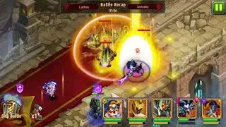 Magic rush arena replays: freebie team vs legendary team