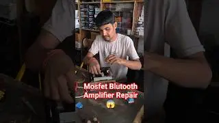 Mosfet Bluetooth Amplifier Repair 😱 #mosfet #bluetooth #amplifier #music #system #repair #shorts