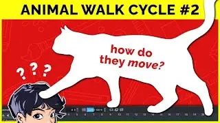 🔴 How to Animate a WOLF Walk Cycle | Part 2 🐺