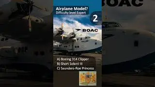 Airplane Quiz : Flying boat 67 Level Expert #Shorts