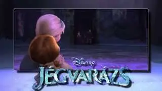 J&eacute;gvar&aacute;zs/Frozen-Little Anna and Elsa are playing+the accident HUNGARIAN