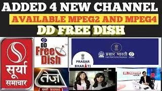 DD FREE DISH ADDED 4 NEW CHANNEL 38 E AUCTION