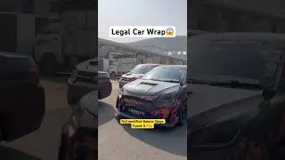 😱🔥Legal car wrap || FULL MODIFIED BALENO || ONLY 1 IN INDIA😍#shorts #baleno