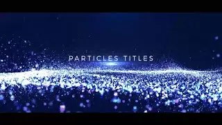 Particles Titles After Effects Templates