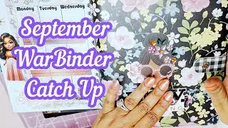 RELAXING September #WarBinder Catch Up #Firefilledcreations #prayerjournal #faithjournal