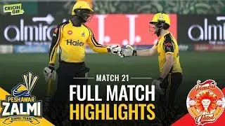 PSL 2019 Match 21: Peshawar Zalmi v Islamabad United | PEL Full Match Highlights