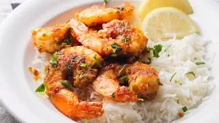 Hawaiian Garlic Shrimp