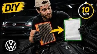 DIY Air Filter Replacement Volkswagen Golf