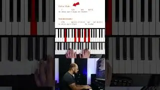 Ao &Uacute;nico | Rearmoniza&ccedil;&atilde;o do CifraClub #piano #teclado #curso #aula #tutorial