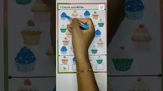 Counting practice | Counting worksheets for kids | Count and Write | Count and Write with worksheets