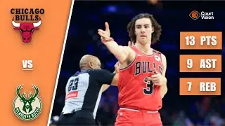 Josh Giddey - 13 Points, 9 Assists, 7 Rebounds vs Bucks - 2025-26 Regular Season