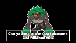 An Idea To Make A Rillaboom Pokemon Mascot Costume