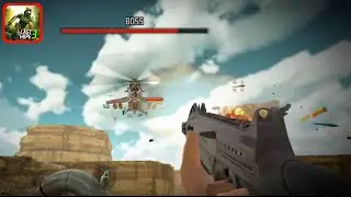 Last hope Sniper 3 Region 5 boss fighting gameplay.