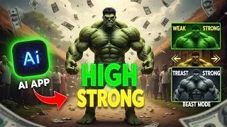 FREE में Hulk AI Video कैसे बनाएं 😱 | No Editing | Viral Hulk Shorts 2025