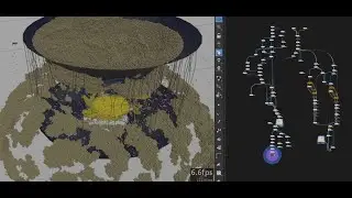 FREE: Houdini multiple Vellum simulation