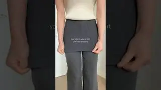 Jouw teken om een ​​rok over je broek te dragen 🤍🫶🏼 #fashionhacks #styletips #shorts #fashion #ootd