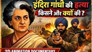 &ldquo;इंदिरा गांधी की हत्या किसने और क्यों की?&rdquo;| 2D Animation Documentary|