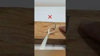 Washer Hack to Fix Rope on Wood STRONGER Than a Knot! 🔥 DIY Life Hack  #lifehacks