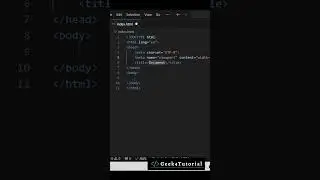 Create Basic HTML Template in VSCode with Emmet/Shortcut 