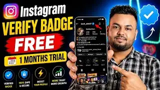 Instagram verify badge free kaise le 2026 | Instagram blue tick free for 1 month trial | Blue Tick