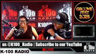 K-100 Radio with Commissioner Janice Lucas at Groove Fest 2025