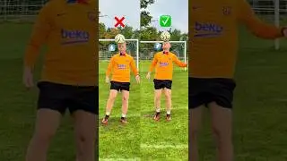 How To Balance A Ball On Your Head! ⚽️🎓✅