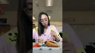 School lunch: lasagna