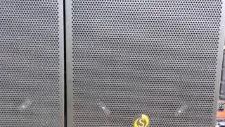 STUDIO MASTER PROFESSIONAL RCF S8118 sub 1500 watts per cab rough test