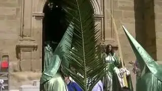 Procesión de Jesús en su Entrada en Jerusalén.