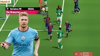 Kevin De Bruyne Goal ⚽ | Barcelona vs Ferrol | Match 8 | Football Match Highlights