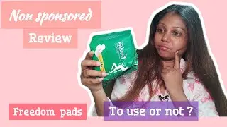 Unsponsored honest review @Modicare freedom pads #sanitarypads