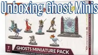 Unboxing and Building Ghost miniatures, Archon Studios, Dungeons and Lasers.