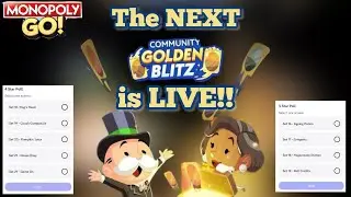 The next GOLDEN BLITZ Poll is LIVE! #monopolygo #goldenblitz #vote 