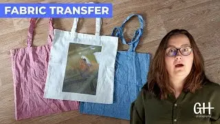 How to transfer your photos to fabric bags