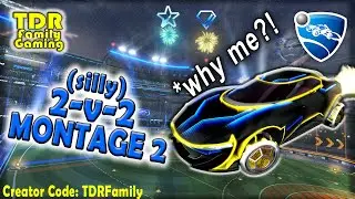 FUNNY MONTAGE MOMENTS 2 - Platinum/Diamond 2s with DroydTDR & ReidTDR | Rocket League Season 5