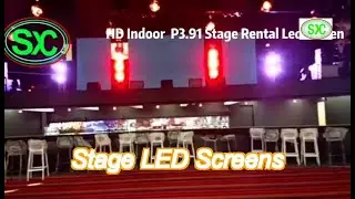 event equipment stage led display p3.91 indoor full color display screen for live event , conference
